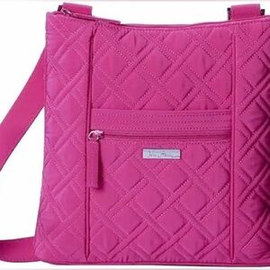 Vera Bradley Fuschia Hipster Crossbody Bag